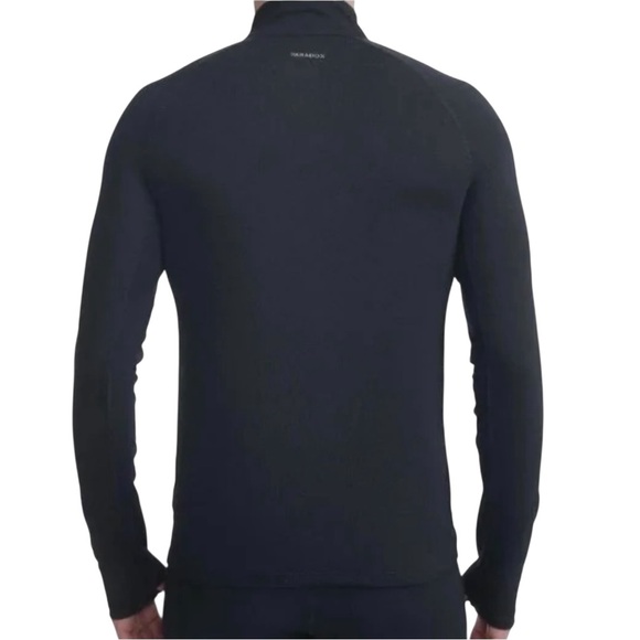NWT/Paradox Men's Merino Blend 1/4 Zip Base Layer/Black/Size: L (41"- 44" ) - Picture 2 of 11